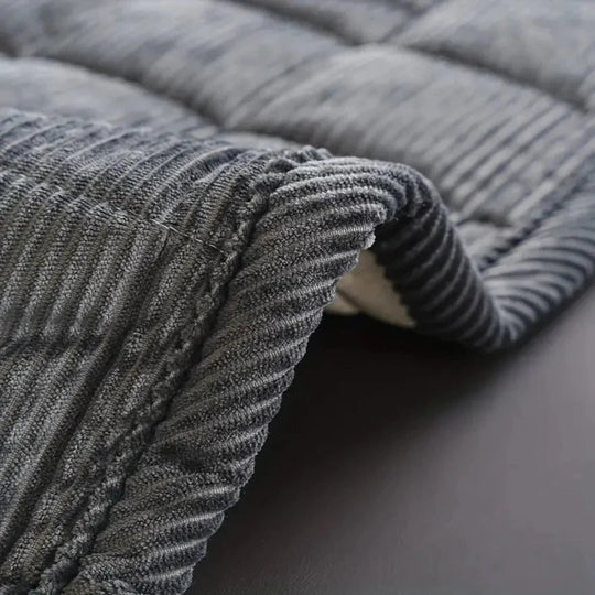 Machine Washable Quilted Sofa Cover with Grip Backing and Padded Surface