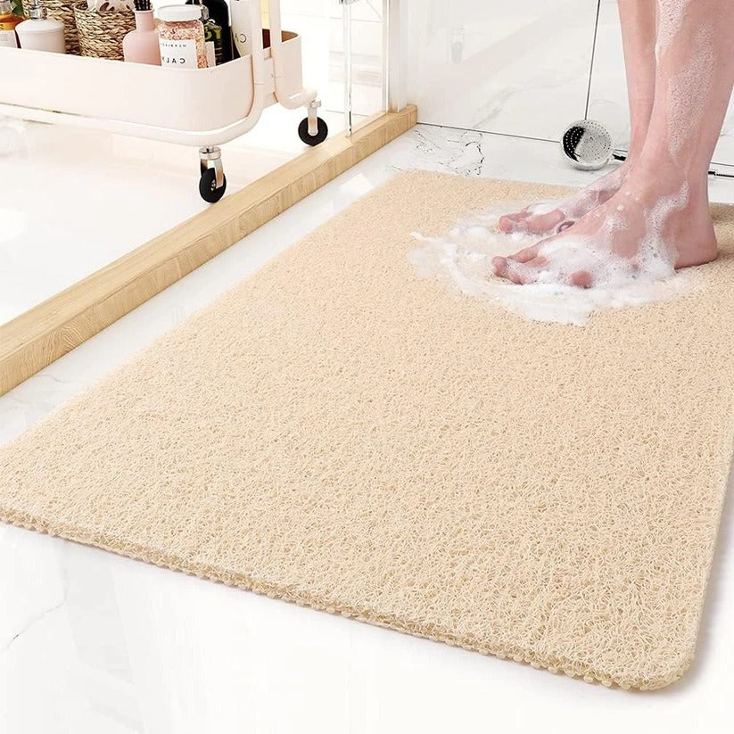 Textured Non-Slip Shower Mat with Porous Drainage
