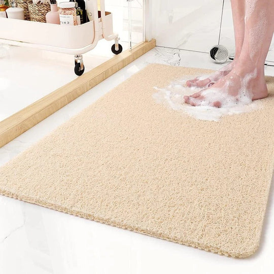 Textured Non-Slip Shower Mat with Porous Drainage