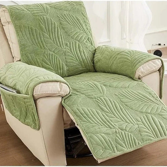 Patterned Stretch Recliner Slipcover with Full Coverage