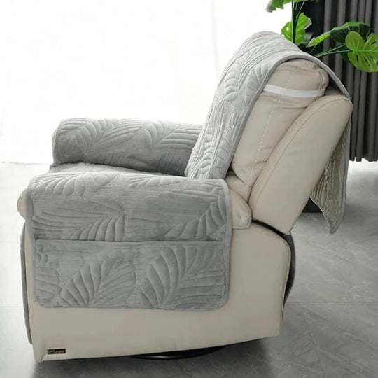 Patterned Stretch Recliner Slipcover with Full Coverage