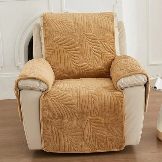Patterned Stretch Recliner Slipcover with Full Coverage