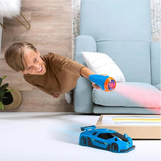 Rechargeable Wall Climbing Car, Remote Control Toy with LED Lights