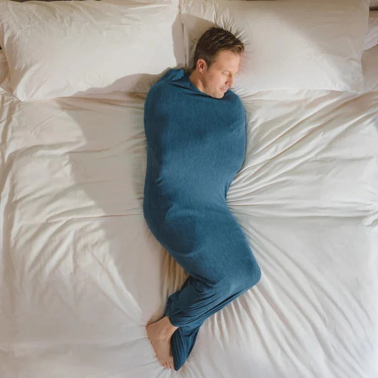 Unisex Wearable Swaddle Wrap Blanket Onesie with Open Drape Design