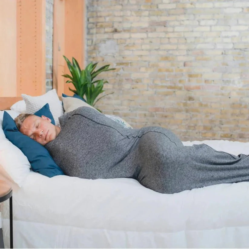 Unisex Wearable Swaddle Wrap Blanket Onesie with Open Drape Design