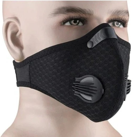 Reusable Breathable Face Mask with Replaceable Carbon Filter Insert