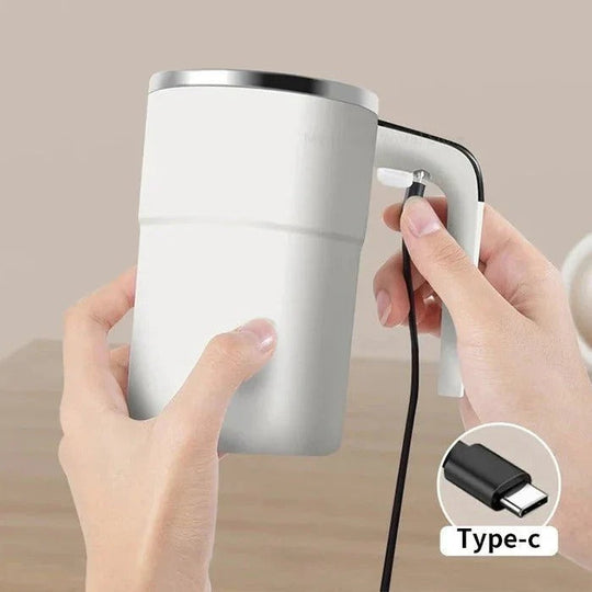 Rechargeable Self-Stirring Mug, Automatic Mixing Cup with LED Display