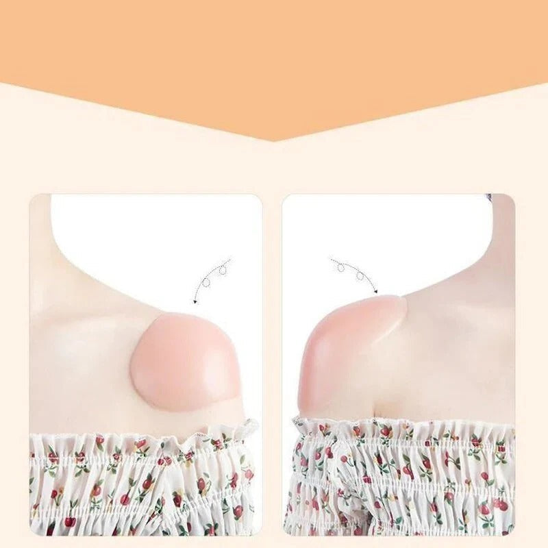 Silicone Anti-Slip Shoulder Pads with Flexible, Breathable Design for Women
