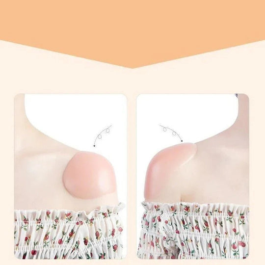 Silicone Anti-Slip Shoulder Pads with Flexible, Breathable Design for Women