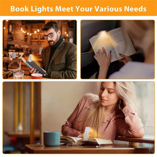 Mini USB Rechargeable LED Reading Lamp with Timer and Clip-On Design