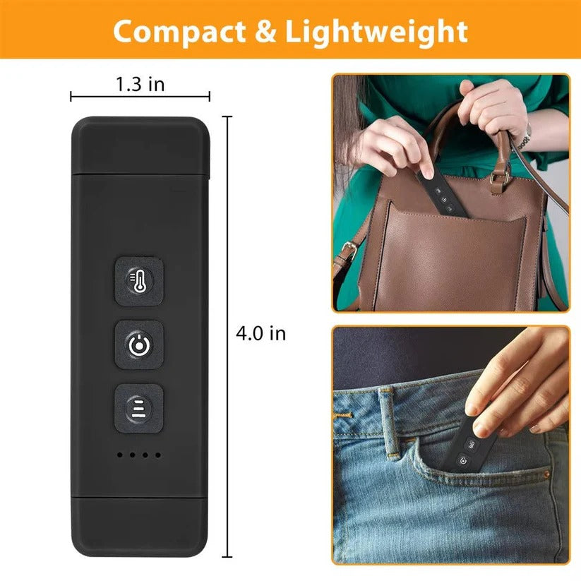 Mini USB Rechargeable LED Reading Lamp with Timer and Clip-On Design