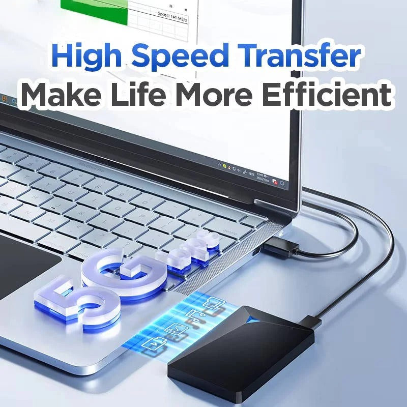 USB 3.0 External Hard Drive with High Speed Data Transfer for PC and Mac