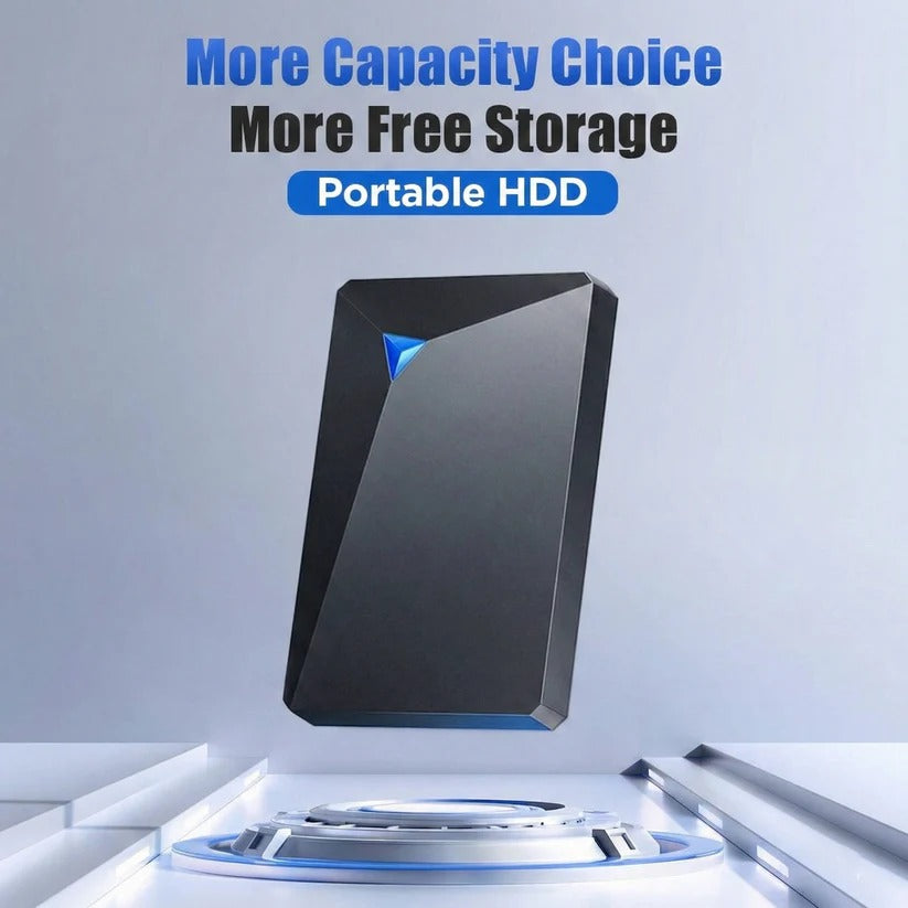 USB 3.0 External Hard Drive with High Speed Data Transfer for PC and Mac