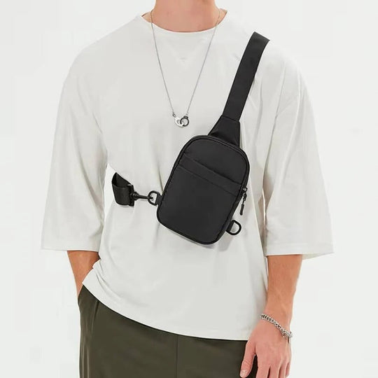 Lightweight Crossbody Chest Bag for Men with Adjustable Shoulder Strap