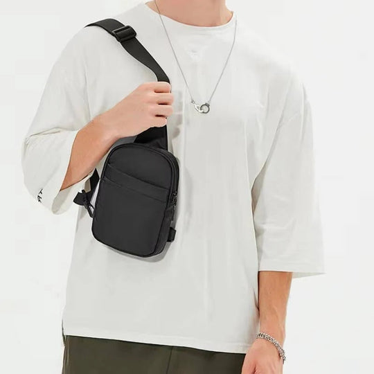 Lightweight Crossbody Chest Bag for Men with Adjustable Shoulder Strap