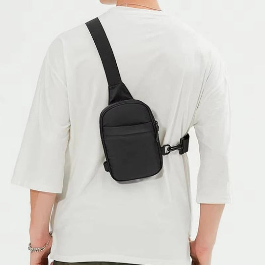 Lightweight Crossbody Chest Bag for Men with Adjustable Shoulder Strap