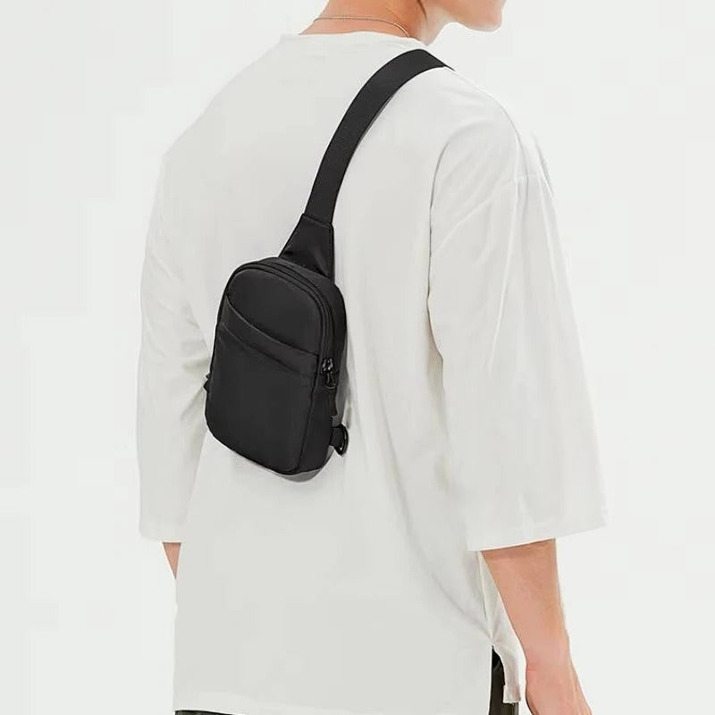 Lightweight Crossbody Chest Bag for Men with Adjustable Shoulder Strap