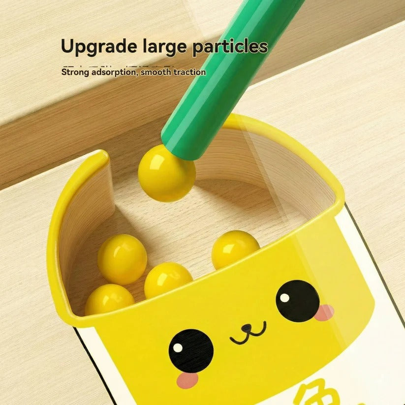 Wooden Magnetic Maze Puzzle Board for Kids with Colour Sorting and Montessori Pen
