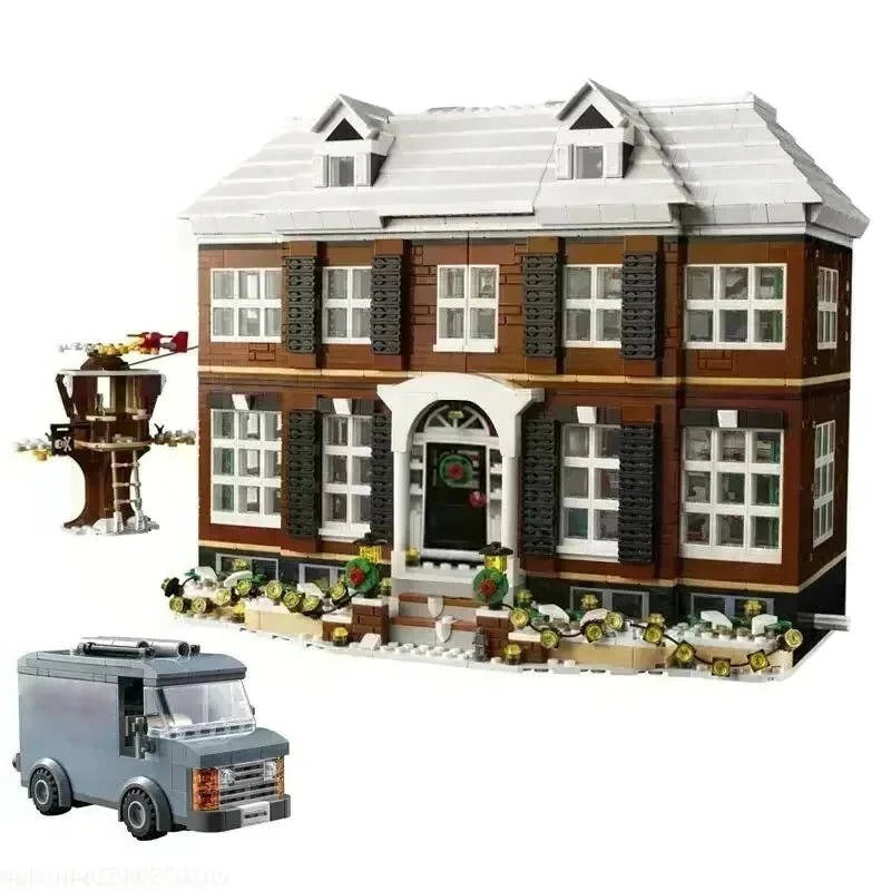 Miniature House Building Block Model Kit for Adults with Detailed Architecture