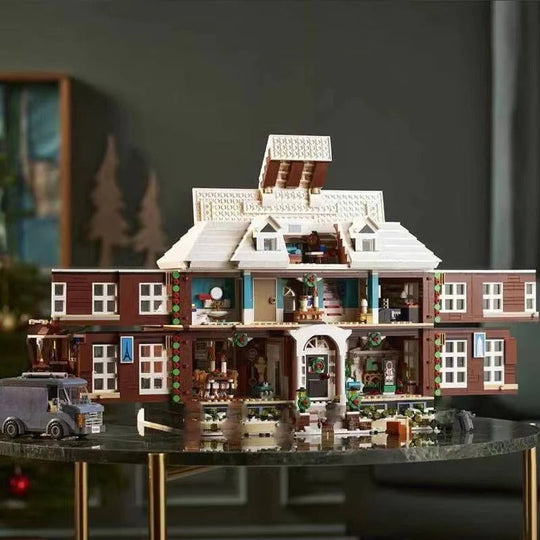 Miniature House Building Block Model Kit for Adults with Detailed Architecture