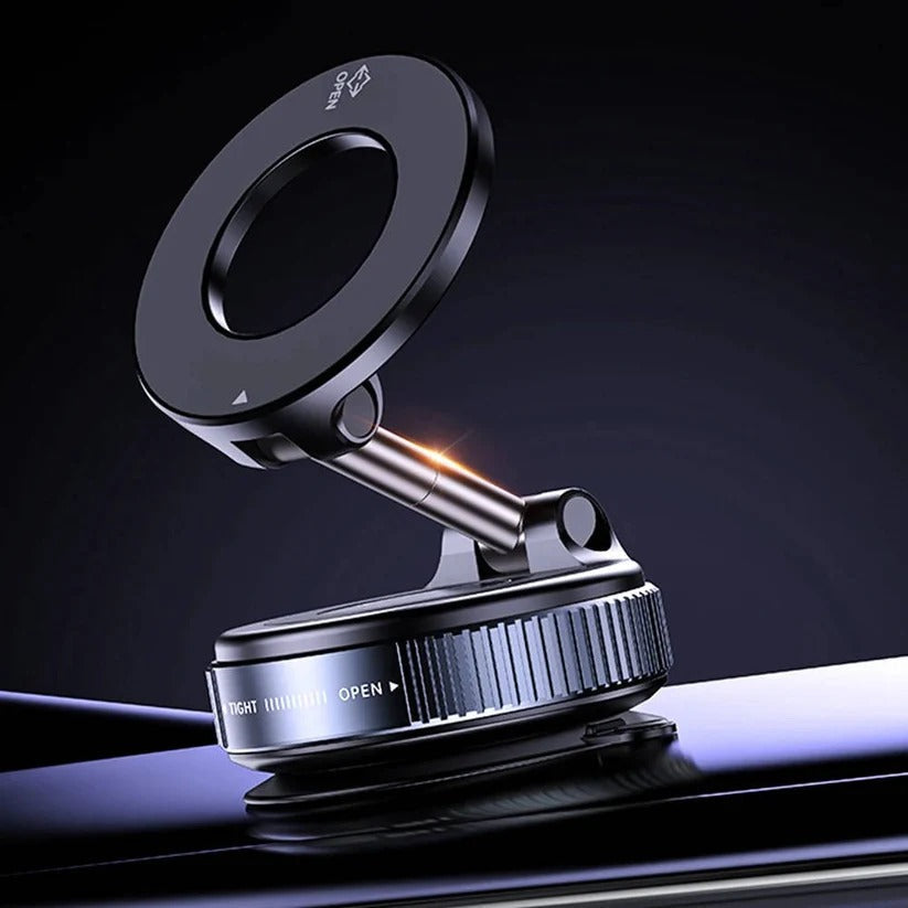 Foldable Magnetic Car Phone Mount with 360 Degree Hands-Free Rotation