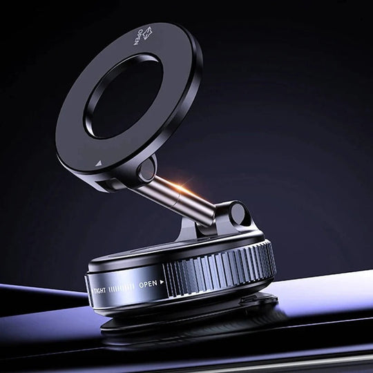Foldable Magnetic Car Phone Mount with 360 Degree Hands-Free Rotation