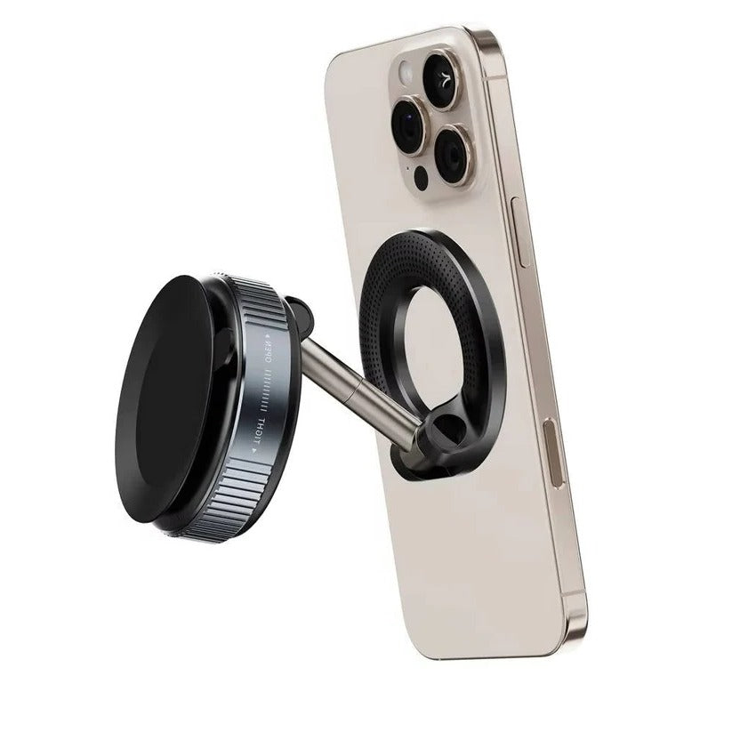 Foldable Magnetic Car Phone Mount with 360 Degree Hands-Free Rotation
