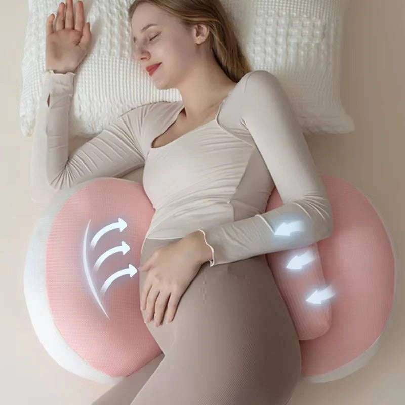 Pregnancy Support Pillow with Dual Wedge Design