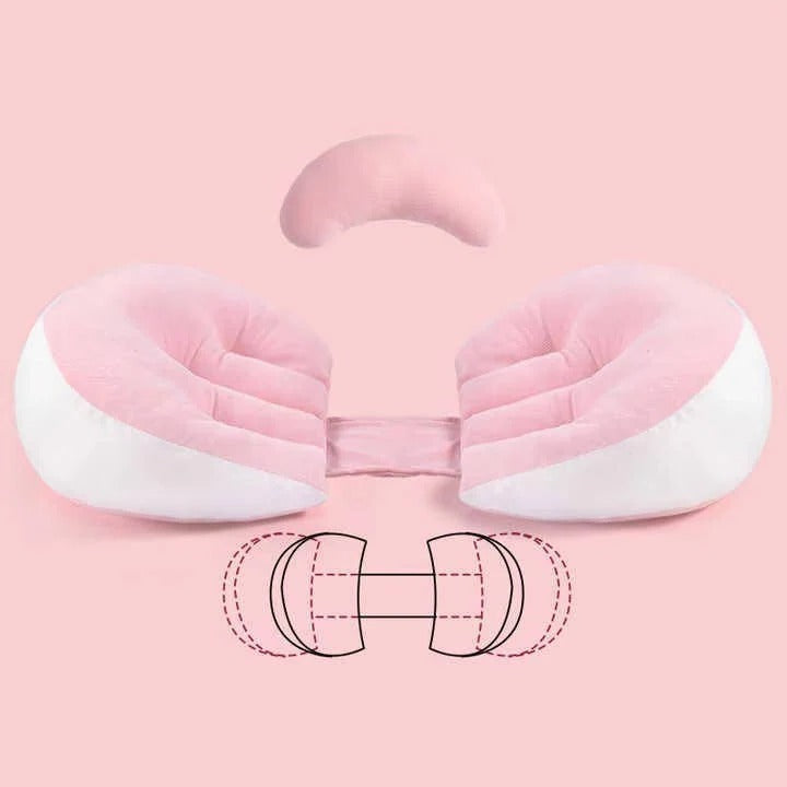 Pregnancy Support Pillow with Dual Wedge Design