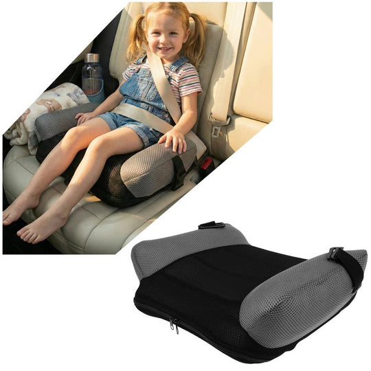 Inflatable Travel Seat Height Cushion with Carry Bag for Kids