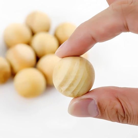 Cedar Camphorwood Moth Repellent Balls for Wardrobes and Drawers