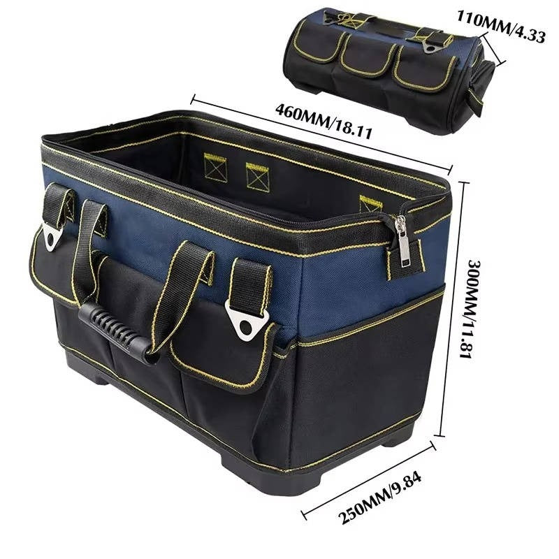 Waterproof Base Tool Bag with Wide Mouth Opening