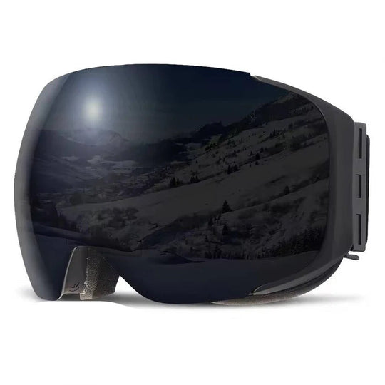Ski Goggles with Magnetic Interchangeable Lens, Anti-Fog and UV400 Snow Goggles
