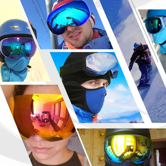 Ski Goggles with Magnetic Interchangeable Lens, Anti-Fog and UV400 Snow Goggles