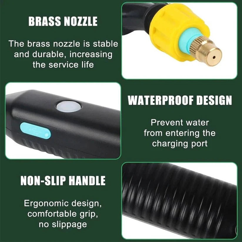 5L Battery Powered Backpack Garden Sprayer with Adjustable Nozzles