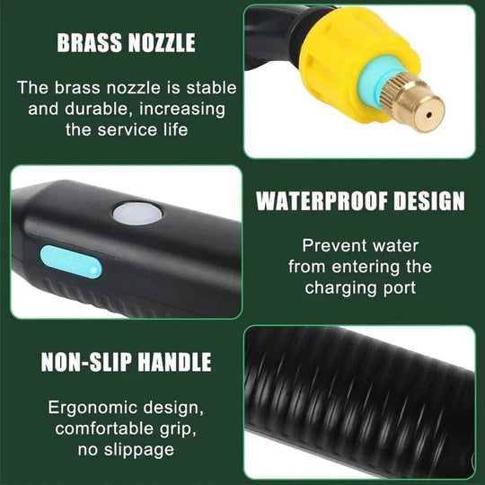 5L Battery Powered Backpack Garden Sprayer with Adjustable Nozzles
