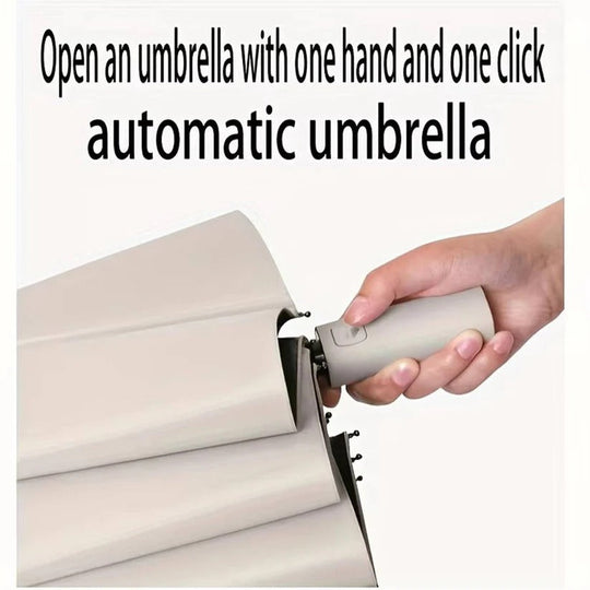 Foldable Umbrella with Large Grip Handle, 38 Inch Canopy