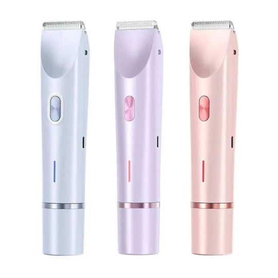 Women’s Dual Head Body Trimmer with IPX7 Waterproof Rechargeable Design