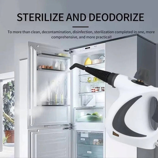 Portable Steam Cleaner 1050W with 3 Bar Pressure and Brush Attachments