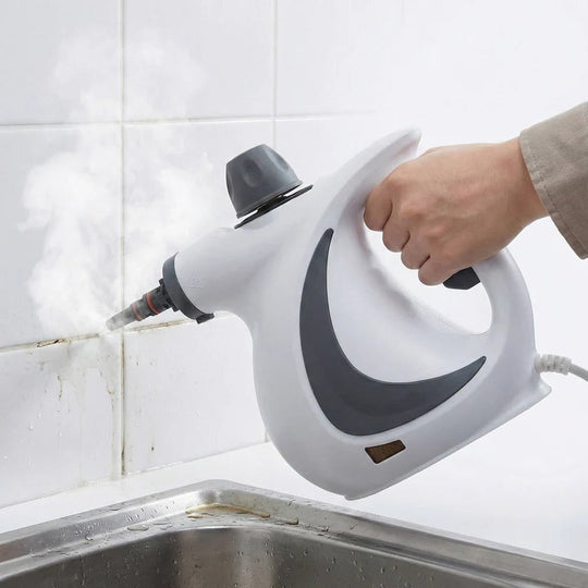 Portable Steam Cleaner 1050W with 3 Bar Pressure and Brush Attachments