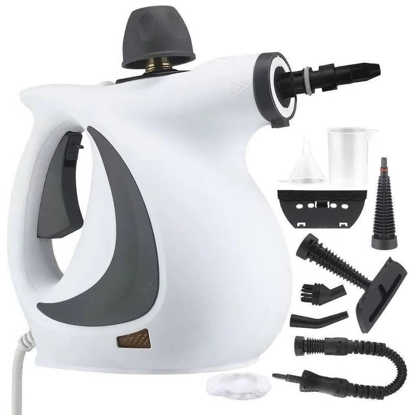 Portable Steam Cleaner 1050W with 3 Bar Pressure and Brush Attachments