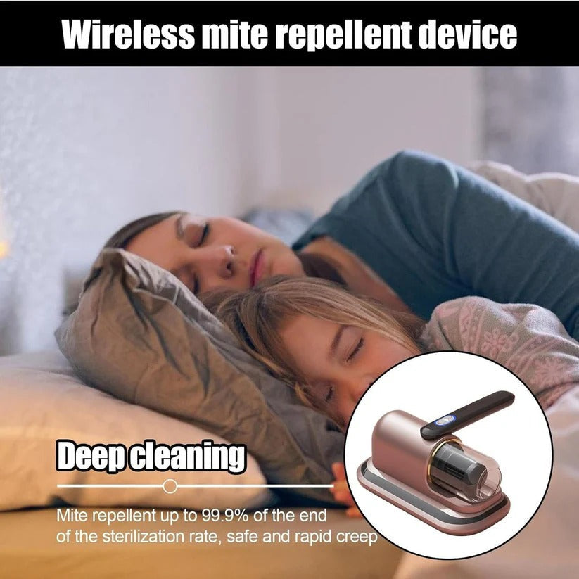 Cordless Mattress and Sofa Vacuum with UV Light and Pulsating Head
