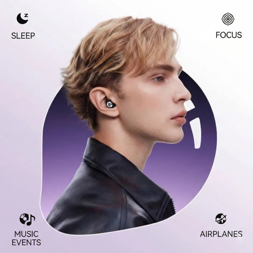 Reusable Ear Plugs with Noise Reduction for Sleeping