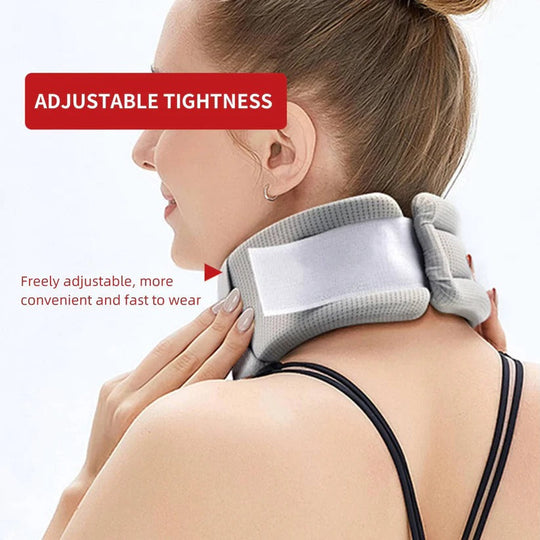 Travel Neck Support Brace with Breathable Fabric and Velcro Fit