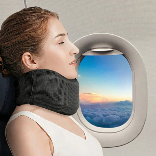 Travel Neck Support Brace with Breathable Fabric and Velcro Fit
