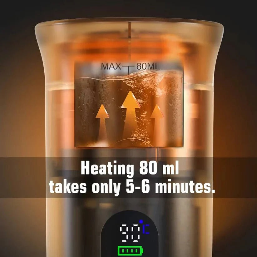 Portable 20 Bar Espresso Machine with Capsule and Ground Coffee Support