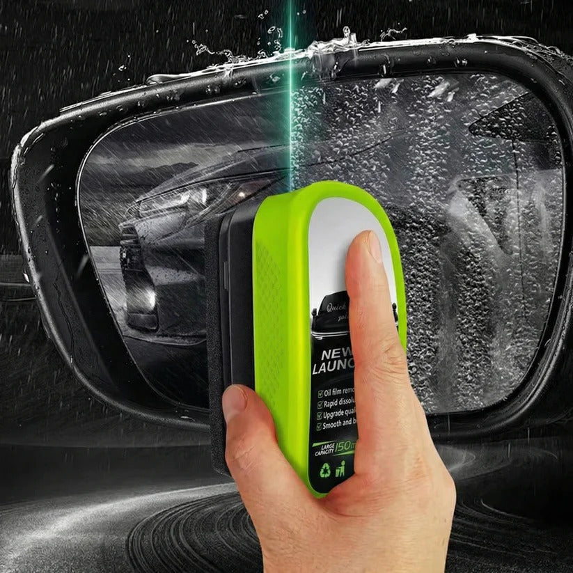 Car Window Glass Cleaning Brush with Oil Film Coating, Set of 3