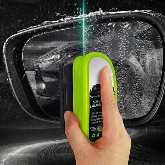 Car Window Glass Cleaning Brush with Oil Film Coating, Set of 3