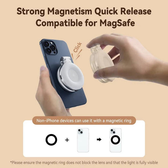 Magnetic Phone Camera Grip with Remote and Tripod Mount
