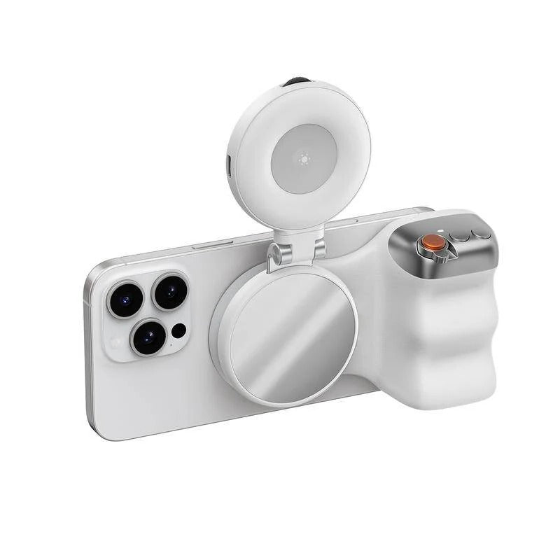 Magnetic Phone Camera Grip with Remote and Tripod Mount